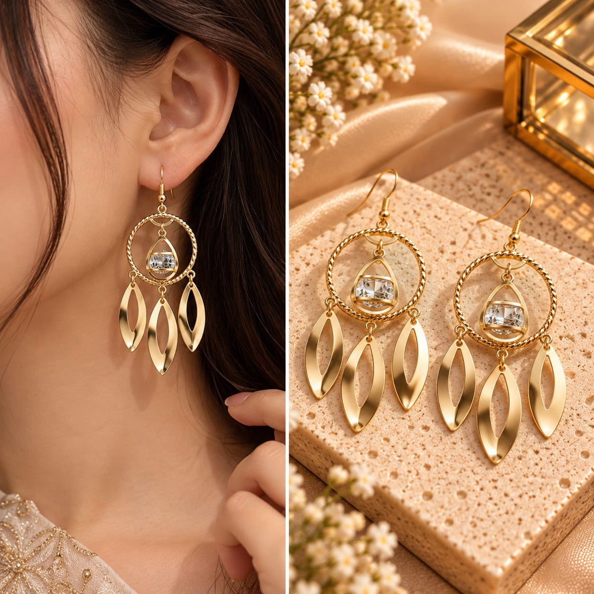 Golden Circle Earrings